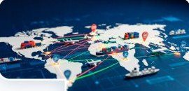 Global shipping routes